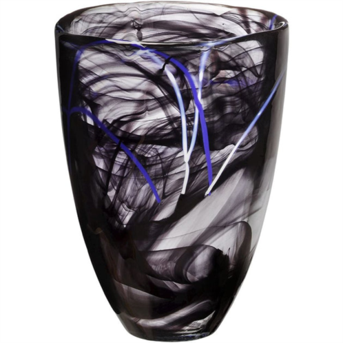 Kosta Boda contrast vase (black)