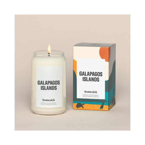 Homesick galapagos islands scented candle