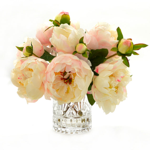 Creative Displays white & pink peony floral arrangement