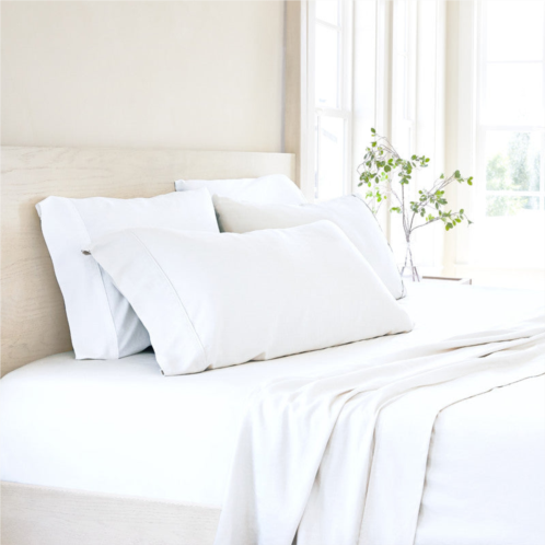 Ienjoy Home linen blend luxury breathable sheet set