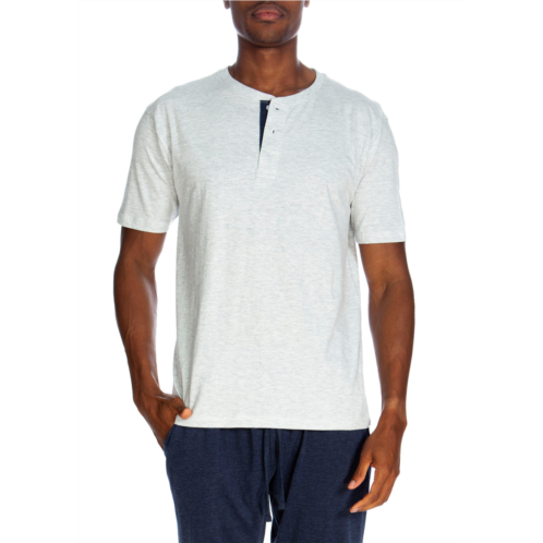 Unsimply Stitched short sleeve 3 button henley