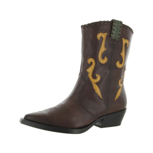 Sarto Franco Sarto lance 2 womens leather mid-calf cowboy, western boots