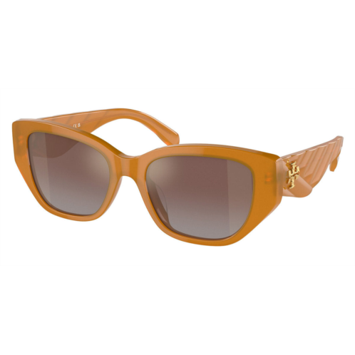 Tory Burch womens 53mm milky brown sunglasses ty7196u-19586k-53
