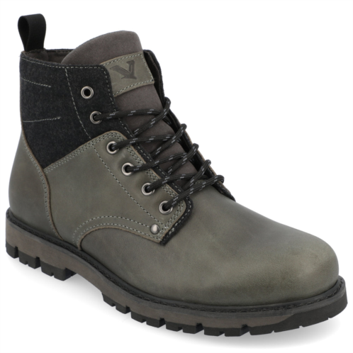 Territory redline water resistant plain toe lace-up boot