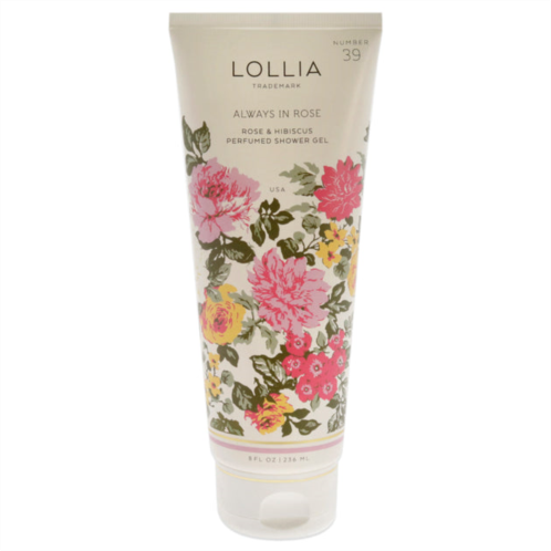 Lollia always in rose perfumed shower gel by for unisex - 8 oz shower gel