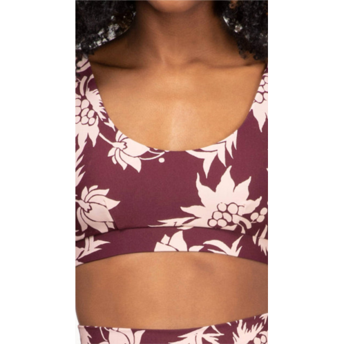 THE UPSIDE kabuki daisy bra in floral