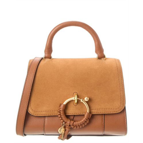 See by Chloe joan ladylike leather & suede satchel