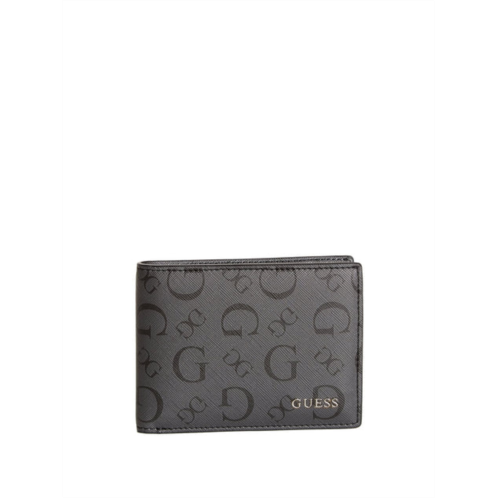 Guess Factory enlarged logo carter bifold wallet