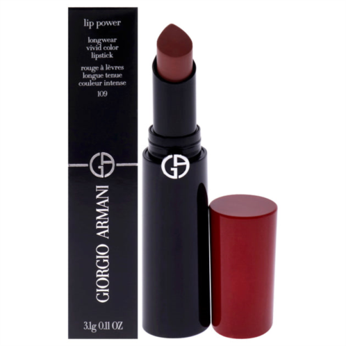 Giorgio Armani lip power longwear vivid color lipstick - 109 intimate by for women - 0.11 oz lipstick