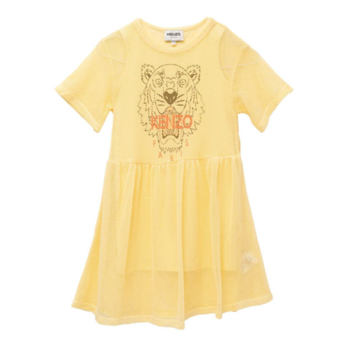 KENZO yellow logo dress