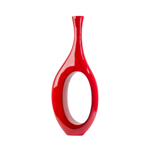 Finesse Decor trombone vase // small red