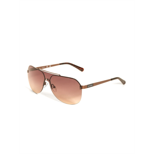 Guess Factory rimless shield sunglasses