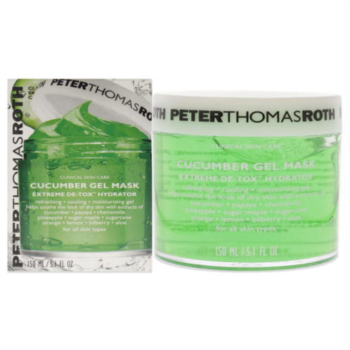 Peter Thomas Roth cucumber gel mask extreme detoxifying hydrator by for unisex - 5.1 oz mask