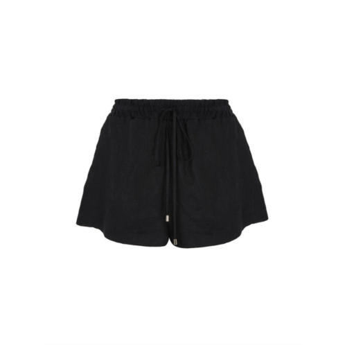 Nocturne mini linen shorts