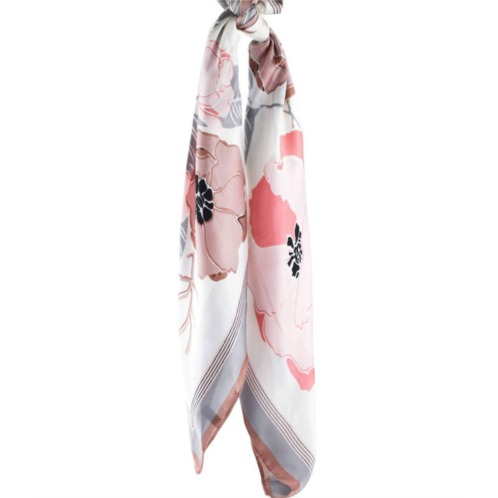 Hotline floral scrunchie scarf in blush & mauve