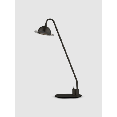 Nova of California laurel accent table lamp, matte black