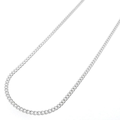 A&M 925 sterling silver 2mm cuban chain