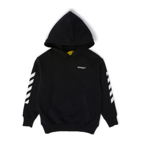 OFF WHITE black logo hoodie