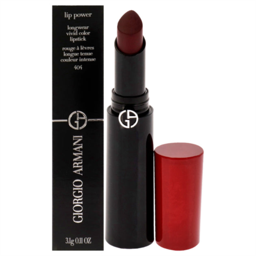 Giorgio Armani lip power longwear vivid color lipstick - 404 tempting by for women - 0.11 oz lipstick