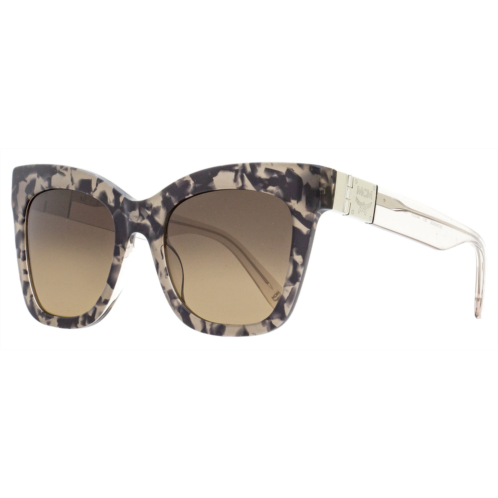 MCM womens modified square sunglasses 686se 061 gray havana 54mm