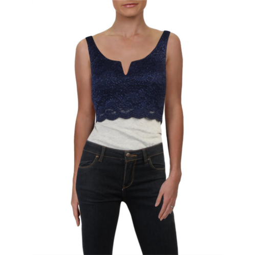 City Studio juniors womens lace short crop top