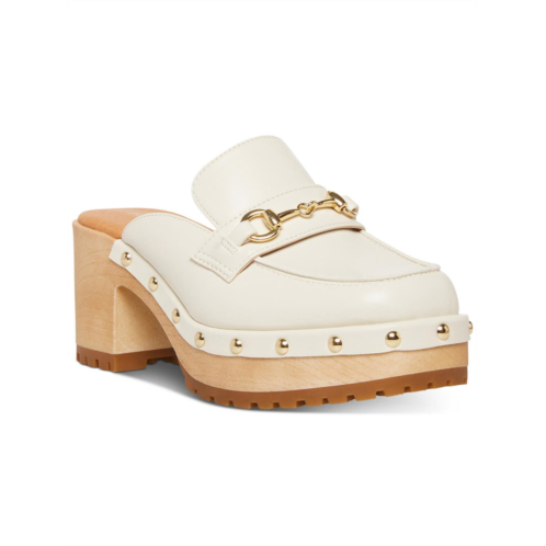 Madden Girl suzanne womens faux leather embellished clogs