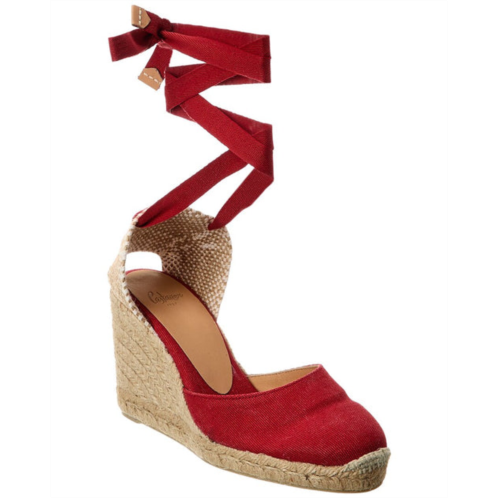 Castaner carina canvas wedge sandal