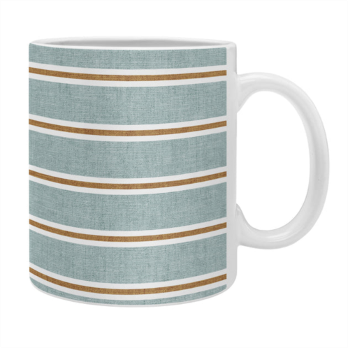 Deny Designs little arrow design co cadence stripes dusty blue coffee mug