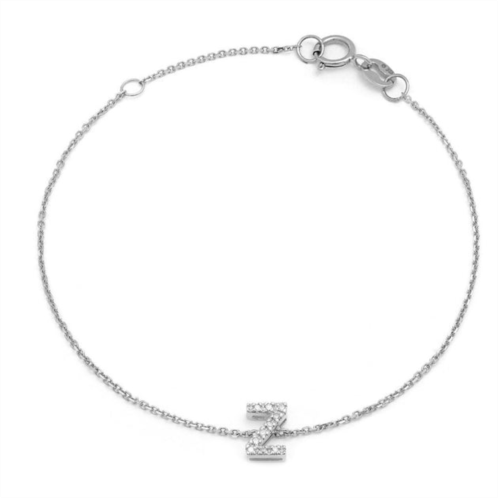 Monary diamond intiialz bracelet (wg/7+1)