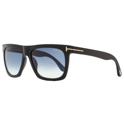 Tom Ford unisex rectangular sunglasses tf513 morgan 01w black 57mm