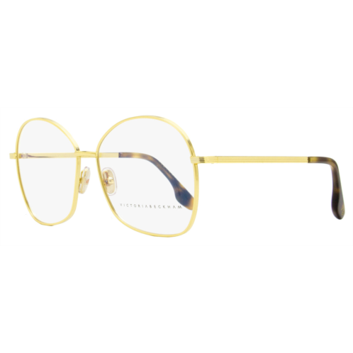 Victoria Beckham womens angular eyeglasses vb220 714 gold 58mm