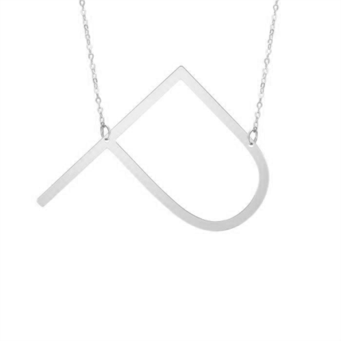 The Lovery extra large initial necklace