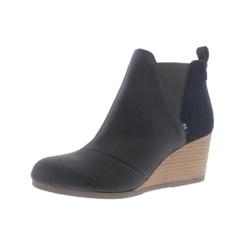 Toms kelsey womens leather ankle booties
