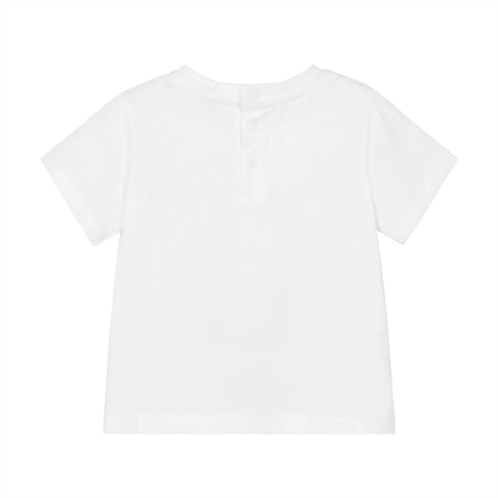 Armani white logo t-shirt