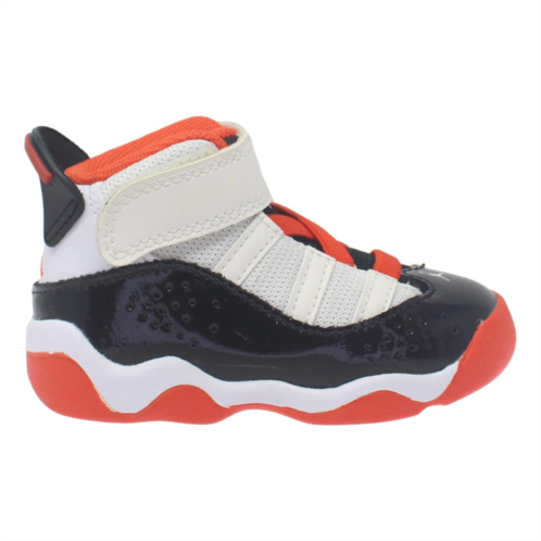 Nike jordan 6 rings white/team orange-black-sail dv1344-108 toddler