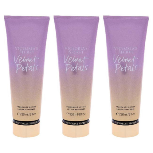 Victorias Secret k0001099 velvet petals fragrance body lotion for women - 8 oz - pack of 3