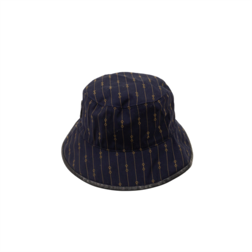 Gucci navy and beige gg motif reversible bucket hat