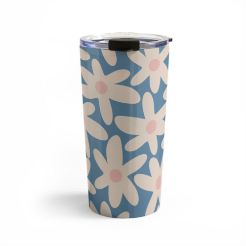 Deny Designs kierkegaard design studio daisy time retro floral i travel mug