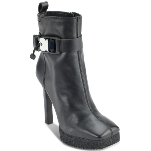 DKNY zana womens leather square toe booties