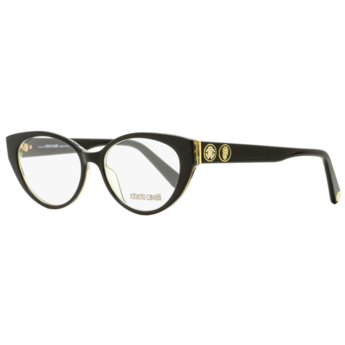 Roberto Cavalli womens cateye eyeglasses rc5106 005 black 52mm
