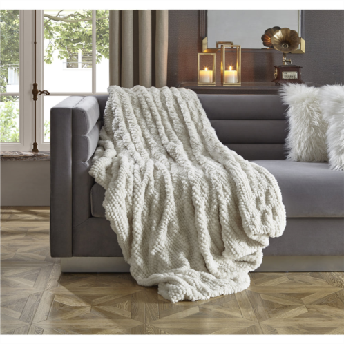 Inspired Home noelia knit throw