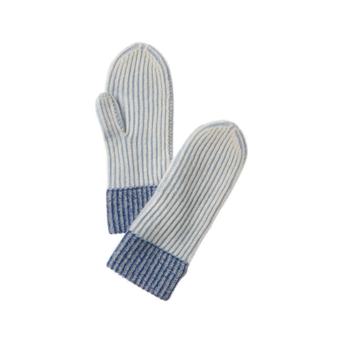 Forte Cashmere plaited cashmere mittens
