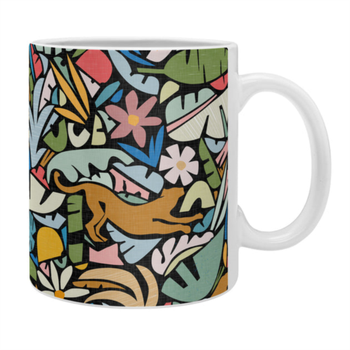 Deny Designs evamatise joyful jungle maximalist mode coffee mug