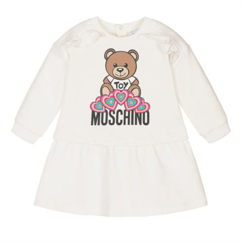 Moschino white teddy bear dress