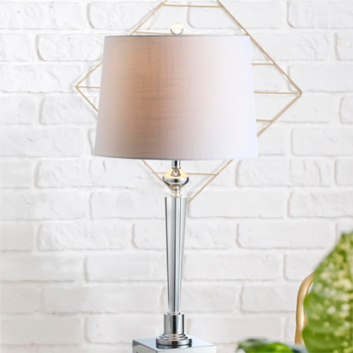 JONATHAN Y foster 28.25 crystal led table lamp