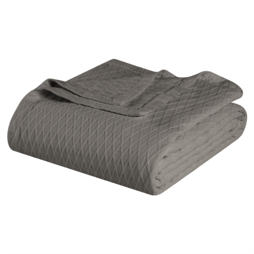 Superior classic diamond weave cotton blanket by