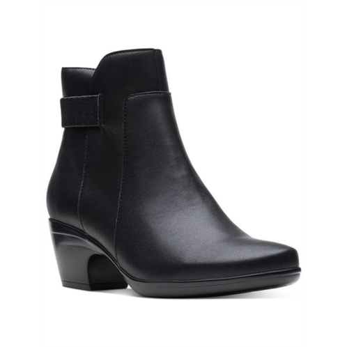 Clarks emily holly womens leather dressy booties