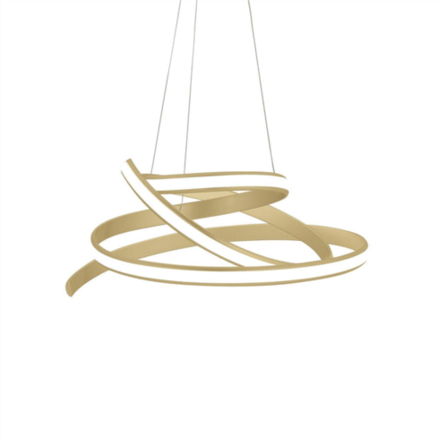 Finesse Decor oslo led adjustable chandelier // gold