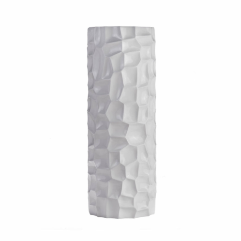 Finesse Decor textured honeycomb vase // red, 36