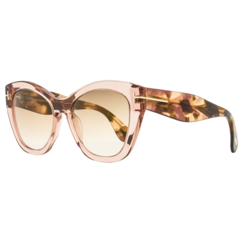 Tom Ford womens butterfly sunglasses tf940 cara 72g pink 56mm